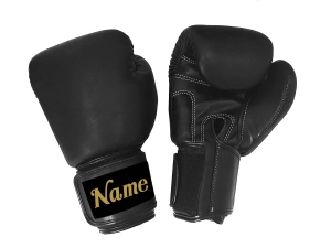 Custom Boxing Gloves : KNGCUST-406 Black