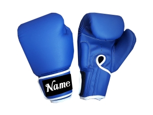 Custom Boxing Gloves : KNGCUST-407 Blue