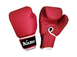 Custom Boxing Gloves : KNGCUST-409 Red