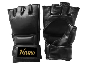 Custom MMA Gloves : KNGCUST-MMA-Black