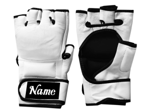 Custom MMA Gloves : KNGCUST-MMA-White