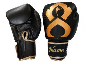 Custom Boxing Gloves : KNGCUST-R-421 Black