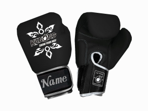 Custom Boxing Gloves : KNGCUST-R-426 Black