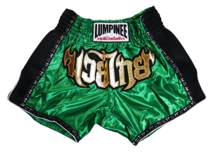 Lumpinee Children Muay Thai Boxing Shorts : LUMRTO-003-DarkGreen-K