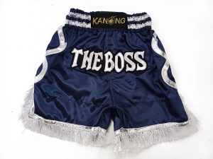 Personalized Boxing Shorts : KNBXCUST-2048-Navy