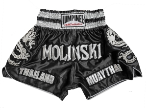 Personalized Muay Thai Shorts : KNSCUST-1251-Black