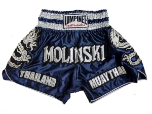 Personalized Muay Thai Shorts : KNSCUST-1251-Navy