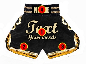 Custom Boxing Robe + Muay Thai Shorts : Red